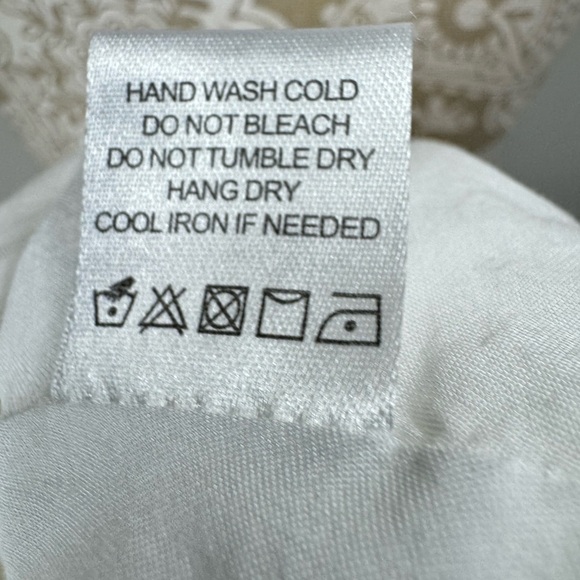 Revolve Tularosa Size Medium Lou Short Sleeve V Neck Midi Dress White Sundress - Picture 13 of 13